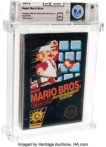 Super Mario Bros box full